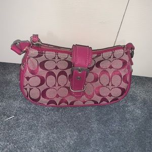 Pink Coach purse